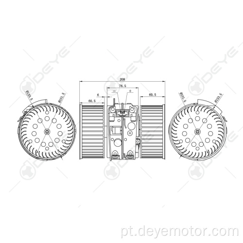 27210-0237R Novos produtos, motor soprador de 12v